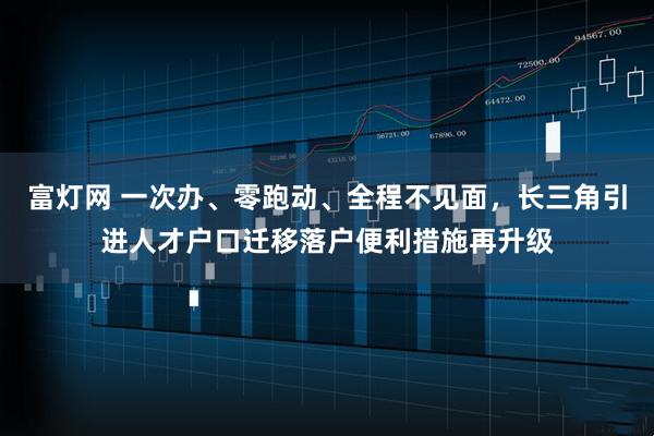 富灯网 一次办、零跑动、全程不见面，长三角引进人才户口迁移落户便利措施再升级